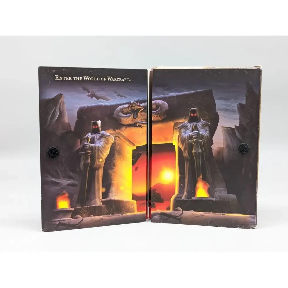World of Warcraft Windows Mac, 2004 5 Disc Set PC Video Game Complete Manual